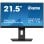 Monitor iiyama 21,5″ 1080p 75Hz IPS com altura ajustável e colunas VESA