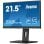 Monitor iiyama 21,5″ 1080p 75Hz IPS com altura ajustável e colunas VESA