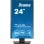 iiyama XUB2493HSU-B7 23,8" IPS FullHD 100Hz Altifalantes de altura ajustável Sincronização adaptável