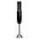 Batidora de inmersión Jata 500W 2 velocidades negro acero inoxidable picahielos turbo