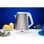 Jata Chaleira em Aço Inoxidável 2L Branco 1500W Base 360º Proteção contra Sobreaquecimento