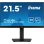 Moniteur USB 21,5″ 1080p 100 Hz IPS réglable en hauteur avec haut-parleurs sans bordure