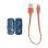 Auscultadores sem fios JBL Bluetooth 5.2 com cancelamento de ruído e microfone azul