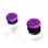 Thumbstick KontrolFreek Frenzy PlayStation 4/5 Negro Púrpura 2 piezas 10 mm