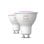 Bombilla Philips Hue GU10 4.2W LED Luz Regulable RGBW Bluetooth Zigbee Pack 2 Unidades