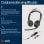 Auriculares Poly con cable USB-C y 3.5mm, Cancelación de Ruido y Micrófono Boom