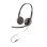 Auriculares Poly Blackwire C3225 con cable y micrófono flexible, oficina y call center