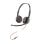 Casque Poly Blackwire C3225 filaire jack 3,5 mm pour bureau et call center micro flexible noir