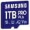 Carte microSDXC Samsung PRO Plus 1 To 180 Mo/s UHS-I Classe 10 V30 A2 Bleue + Adaptateur SD