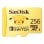 Tarjeta MicroSDXC SanDisk SDSQXAO-256G-GN6ZK 256GB 100MB/s U3 V30 Amarillo