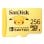 Tarjeta MicroSDXC SanDisk SDSQXAO-256G-GN6ZK 256GB 100MB/s U3 V30 Amarillo