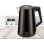 Hervidor de Agua Sogo Deluxe Triple Capa 1,7L Acero Inoxidable Negro Apagado Automático