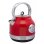 Sogo Wasserkocher KET-SS-7760 Edelstahl 1,8L Metallic-Rot Automatische Abschaltung Strix