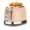 Tostadora Sogo TOS-SS-5470 2 rebanadas Acero inoxidable Beige 6 niveles retro