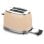 Tostadora Sogo TOS-SS-5470 2 rebanadas Acero inoxidable Beige 6 niveles retro