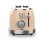 Tostadora Sogo TOS-SS-5470 2 rebanadas Acero inoxidable Beige 6 niveles retro