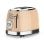 Tostadora Sogo TOS-SS-5470 2 rebanadas Acero inoxidable Beige 6 niveles retro