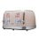 Sogo Eternal Retro Series 4-Scheiben-Toaster, Metallic-Rot, Edelstahl, 6 Stufen