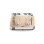 Sogo Eternal Retro Series 4-Scheiben-Toaster, Metallic-Rot, Edelstahl, 6 Stufen