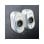 Spirit of Gamer FANATIC 500 ARTIC 2.0 Kabellose/kabelgebundene 3-W-Bluetooth-Lautsprecher mit weißer Hintergrundbeleuchtung