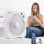 Ventilatore Taurus Tropicano 3V 35W a 5 pale bianco con timer di oscillazione automatica