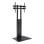 Soporte de suelo TooQ Mirror para pantallas 32”-85” acero negro altura regulable