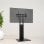 Soporte de suelo TooQ Mirror para pantallas 32”-85” acero negro altura regulable