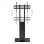 Soporte de suelo TooQ Mirror para pantallas 32”-85” acero negro altura regulable