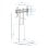 Soporte de suelo TooQ Mirror para pantallas 32”-85” acero negro altura regulable