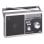 Radio portátil Trevi AM/FM/SO Altavoces integrados USB MicroSD Negro Blanco