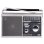 Radio portátil Trevi AM/FM/SO Altavoces integrados USB MicroSD Negro Blanco