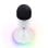 Micrófono Trust Yunix USB cardioide compacto RGB mute salida auriculares blanco