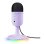 Trust GXT 234 Yunix USB-Nieren-RGB-Mikrofon mit stummen Kopfhörerausgang, Lila