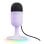 Trust GXT 234 Yunix USB-Nieren-RGB-Mikrofon mit stummen Kopfhörerausgang, Lila
