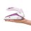 Plancha vapor-seco Ufesa PV0500 1100W suela acero inoxidable viaje púrpura-blanco