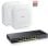 Zyxel Managed Switch 8 Ports Gigabit Ethernet PoE, 60 W, VLAN, IGMP, QoS, Schwarz