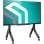 Meuble TV Onkron à roulettes 70-110 pouces - Support TV et tableau blanc interactif noir, 120,5 kg - Support TV et tableau blanc interactif avec VESA max. 1000x800 / TS2081-B