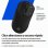 HP Wireless Silent Mouse 24 Monate Batterielebensdauer Beidhändiges, weiches Silikon