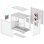 Torre DeepCool CG530 4F WH bianca con 3 ventole da 120 mm e case ATX in vetro temperato
