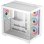 Torre DeepCool CG530 4F WH bianca con 3 ventole da 120 mm e case ATX in vetro temperato