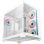 Torre DeepCool CG530 4F WH bianca con 3 ventole da 120 mm e case ATX in vetro temperato