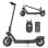 Isinwheel 25km/h 35km de alcance 500W scooter elétrica dobrável com travões EABS e aplicação