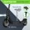 Isinwheel 25km/h 35km de alcance 500W scooter elétrica dobrável com travões EABS e aplicação