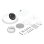 Telecamera IP con visione notturna AI Ubiquiti UVC-G5-DOME-3 2K con resistenza PoE IK08