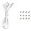 Refrigeración Aire DeepCool ARGB Universal 120mm FL12R WH-3 IN 1 Pack 3 Blancos PWM