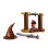 Conjunto de construção LEGO Harry Potter Fawkes Dumbledore's Phoenix com 299 peças articuladas