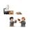 Set de construcción Lego Harry Potter 76450 Rincón entre Libros Expreso de Hogwarts 832 piezas