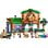 Conjunto de construção Lego Friends 42654 Pony Ranch e Stable, 727 peças, carruagem funcional e elevador