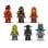 Conjunto de Veículos de Batalha Ninja 3 em 1 LEGO Ninjago 71844 com 561 Peças e 6 Minifiguras