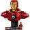 Busto di Iron Man MK4 Lego 76327 436 pezzi base espositiva minifigure adulti Marvel